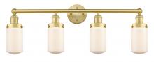 Innovations Lighting 616-4W-SG-G311 - Dover - 4 Light - 32 inch - Satin Gold - Bath Vanity Light