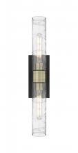  617-2W-BAB-G617-11DE - Boreas - 2 Light - 24 inch - Black Antique Brass - Bath Vanity Light