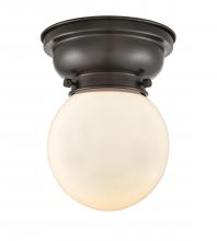 Innovations Lighting 623-1F-OB-G201-6-LED - Beacon - 1 Light - 6 inch - Oil Rubbed Bronze - Flush Mount