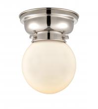 Innovations Lighting 623-1F-PN-G201-6-LED - Beacon - 1 Light - 6 inch - Polished Nickel - Flush Mount