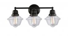  623-3W-BK-G532 - Oxford - 3 Light - 24 inch - Matte Black - Bath Vanity Light