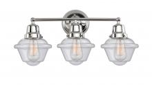  623-3W-PC-G534 - Oxford - 3 Light - 24 inch - Polished Chrome - Bath Vanity Light