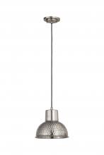  650-1P-AP-7 - Charita - 1 Light - 7 inch - Antique Pewter - Cord hung - Mini Pendant