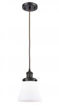  916-1P-OB-G61 - Cone - 1 Light - 6 inch - Oil Rubbed Bronze - Cord hung - Mini Pendant