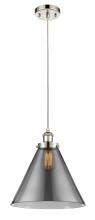 Innovations Lighting 916-1P-PN-G43-L - Cone - 1 Light - 12 inch - Polished Nickel - Cord hung - Mini Pendant