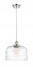 Innovations Lighting 916-1P-PN-G713-L-LED - Bell - 1 Light - 12 inch - Polished Nickel - Cord hung - Mini Pendant