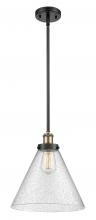  916-1S-BAB-G44-L - Cone - 1 Light - 12 inch - Black Antique Brass - Mini Pendant