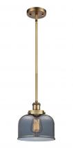  916-1S-BB-G73-LED - Bell - 1 Light - 8 inch - Brushed Brass - Mini Pendant