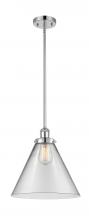  916-1S-PC-G42-L - Cone - 1 Light - 12 inch - Polished Chrome - Mini Pendant