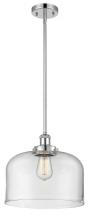  916-1S-PC-G72-L - Bell - 1 Light - 12 inch - Polished Chrome - Mini Pendant