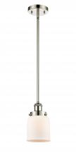  916-1S-PN-G51 - Bell - 1 Light - 5 inch - Polished Nickel - Mini Pendant