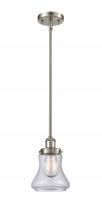  916-1S-SN-G192 - Bellmont - 1 Light - 6 inch - Brushed Satin Nickel - Mini Pendant