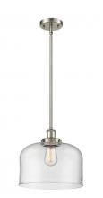 Innovations Lighting 916-1S-SN-G72-L-LED - Bell - 1 Light - 12 inch - Brushed Satin Nickel - Mini Pendant