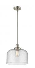  916-1S-SN-G74-L - Bell - 1 Light - 12 inch - Brushed Satin Nickel - Mini Pendant