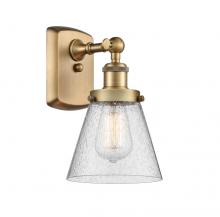  916-1W-BB-G64 - Cone - 1 Light - 6 inch - Brushed Brass - Sconce