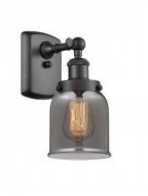  916-1W-BK-G53-LED - Bell - 1 Light - 5 inch - Matte Black - Sconce