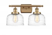 Innovations Lighting 916-2W-BB-G713-LED - Bell - 2 Light - 18 inch - Brushed Brass - Bath Vanity Light