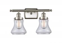  916-2W-SN-G192 - Bellmont - 2 Light - 16 inch - Brushed Satin Nickel - Bath Vanity Light