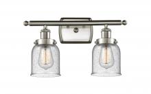  916-2W-SN-G54 - Bell - 2 Light - 16 inch - Brushed Satin Nickel - Bath Vanity Light