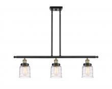  916-3I-BAB-G513 - Bell - 3 Light - 36 inch - Black Antique Brass - Stem Hung - Island Light