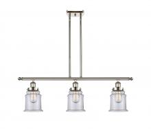  916-3I-PN-G182 - Canton - 3 Light - 36 inch - Polished Nickel - Stem Hung - Island Light