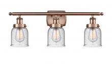  916-3W-AC-G54 - Bell - 3 Light - 26 inch - Antique Copper - Bath Vanity Light