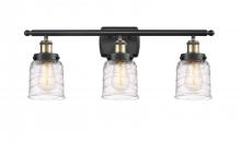  916-3W-BAB-G513-LED - Bell - 3 Light - 26 inch - Black Antique Brass - Bath Vanity Light