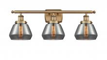  916-3W-BB-G173 - Fulton - 3 Light - 26 inch - Brushed Brass - Bath Vanity Light