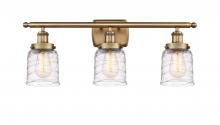  916-3W-BB-G513-LED - Bell - 3 Light - 26 inch - Brushed Brass - Bath Vanity Light