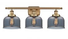 Innovations Lighting 916-3W-BB-G73-LED - Bell - 3 Light - 28 inch - Brushed Brass - Bath Vanity Light