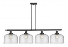  916-4I-BK-G74-L - Bell - 4 Light - 48 inch - Matte Black - Stem Hung - Island Light