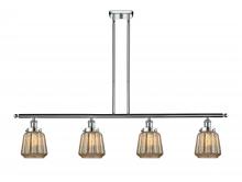  916-4I-PC-G146 - Chatham - 4 Light - 48 inch - Polished Chrome - Stem Hung - Island Light