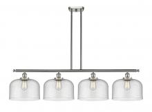  916-4I-SN-G74-L - Bell - 4 Light - 48 inch - Brushed Satin Nickel - Stem Hung - Island Light