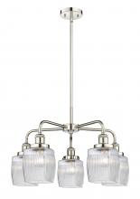 Innovations Lighting 916-5CR-PN-G302 - Colton - 5 Light - 24 inch - Polished Nickel - Chandelier