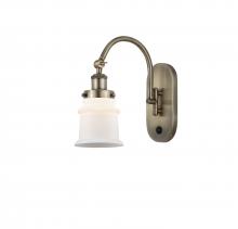  918-1W-AB-G181S - Canton - 1 Light - 7 inch - Antique Brass - Sconce