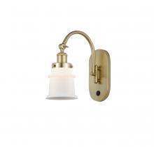  918-1W-SG-G181S - Canton - 1 Light - 7 inch - Satin Gold - Sconce