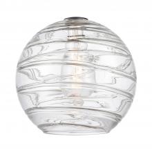  G1213-12 - Deco Swirl 12" Clear Glass