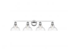  0305-BA4 CH-CLR - Carver 4-Light Vanity Light in Chrome with Clear Glass