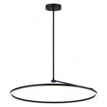  C36740MB - D40" "THE TRUNDLE" MATTE BLACK CHANDELIER