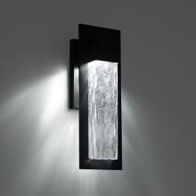  WS-W54025-BK - Mist Outdoor Wall Sconce Light