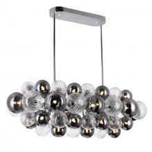  1205P39-27-601 - Pallocino 27 Light Island/Pool Table Chandelier With Chrome Finish