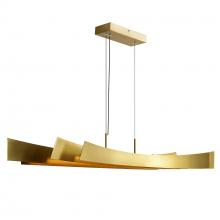  1698P50-624 - Candora Integrated LED Brass Island/Pool Table Light