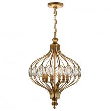  9935P19-6-182 - Altair 6 Light Chandelier With Antique Bronze Finish