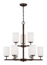  31162EN3-710 - Oslo Nine Light Chandelier