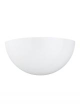  4138EN3-15 - Edla traditional 1-light LED indoor dimmable bath vanity wall sconce in white finish with white plas