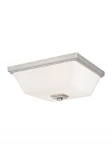  7513702EN3-962 - Ellis Harper transitional 2-light indoor dimmable LED ceiling flush mount in brushed nickel silver f