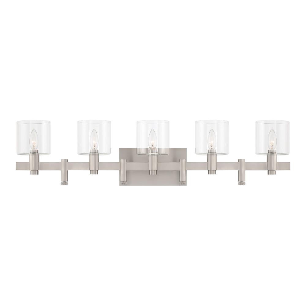 Decato 5 Light Sconce in Nickel