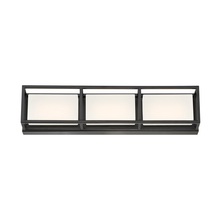  37126-018 - Tamar, Bathbar, 3LT , LED, Sml, Blk