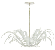  46432-025 - Kagra 12 Light Pendant in Distressed White