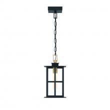  47388-017 - Greyson 16" LED Pendant In Brass and Black